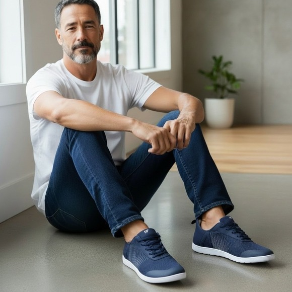 Hike Footwear Other - Hike Footwear Healthy Freedom Navy Blue Barefoot Minimalist Sneakers Mens 12 NEW